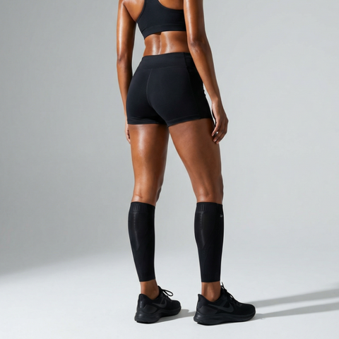 (NEW) E75 Calf Compression Sleeve - Black (1 Pair / Unisex)