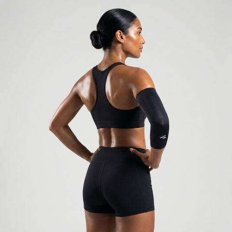 E75 Elbow Compression Sleeve - Black (Right or Left / Unisex)