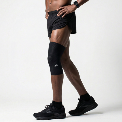 (NEW) E75 Knee Compression Sleeve -Black (Right or Left / Unisex)