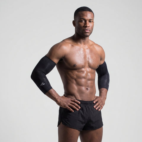 (NEW) E75 Elbow Compression Sleeve - Black (1pair / Unisex)