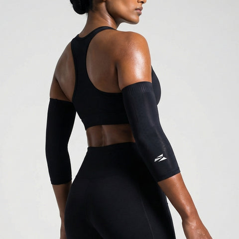 (NEW) E75 Elbow Compression Sleeve - Black (1pair / Unisex)
