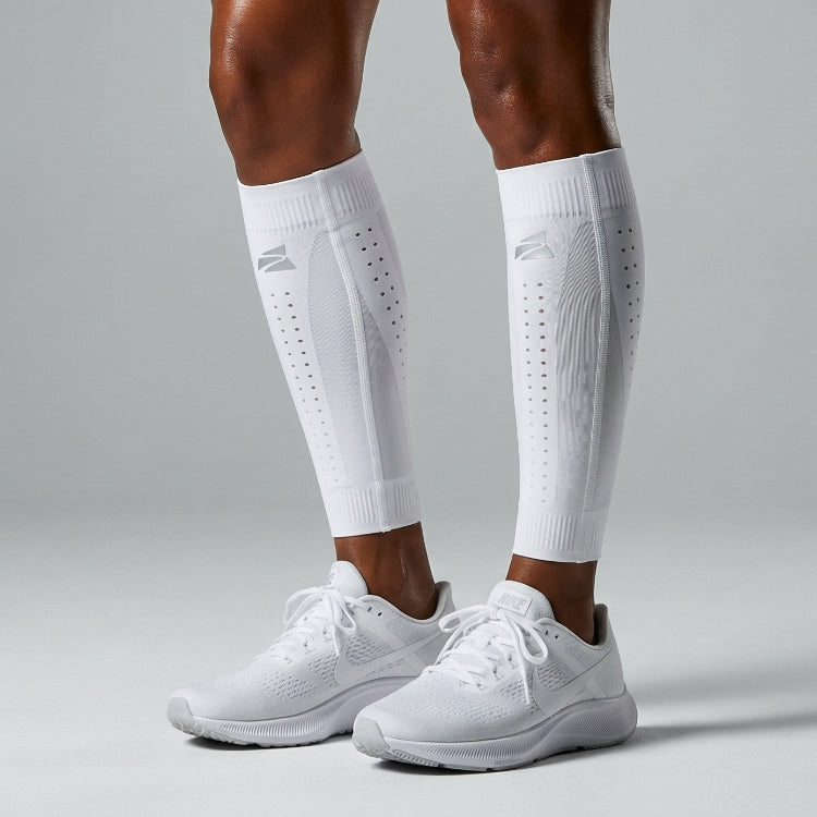 (NEW) E75 Calf Compression Sleeve - White (1 Pair / Unisex)