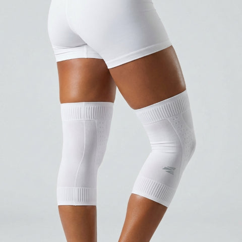 (NEW) E75 Knee Compression Sleeve - White (1pair / Unisex)