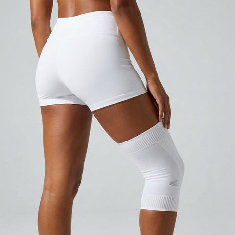 (NEW) E75 Knee Compression Sleeve -White (Right or Left / Unisex)