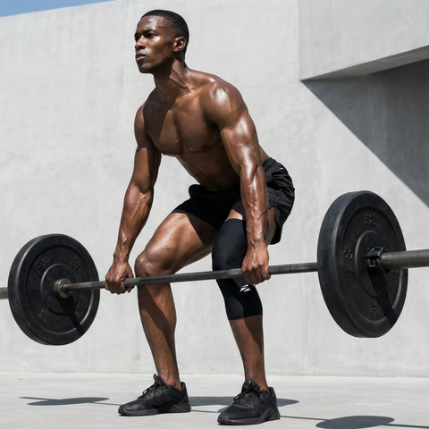 (NEW) E75 Knee Compression Sleeve -Black (Right or Left / Unisex)