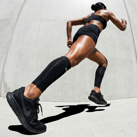 (NEW) E75 Calf Compression Sleeve - Black (1 Pair / Unisex)