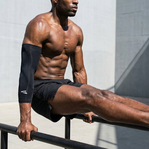 E75 Elbow Compression Sleeve - Black (Right or Left / Unisex)