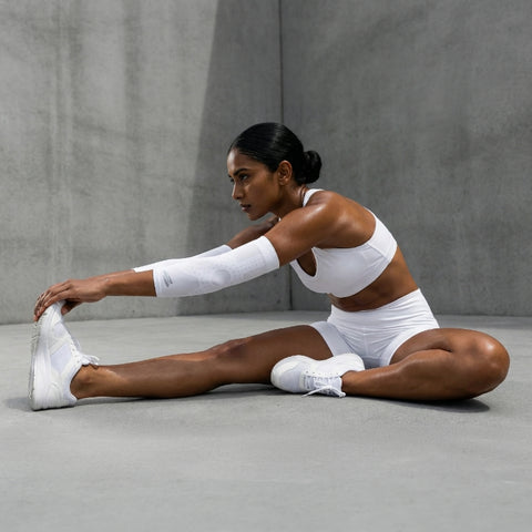 E75 Elbow Compression Sleeve - White (1pair / Unisex)