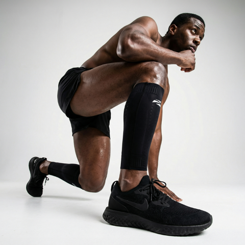 (NEW) E75 Calf Compression Sleeve - Black (1 Pair / Unisex)