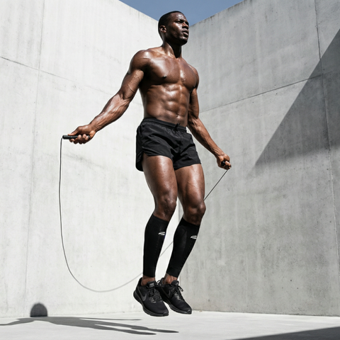 (NEW) E75 Calf Compression Sleeve - Black (1 Pair / Unisex)