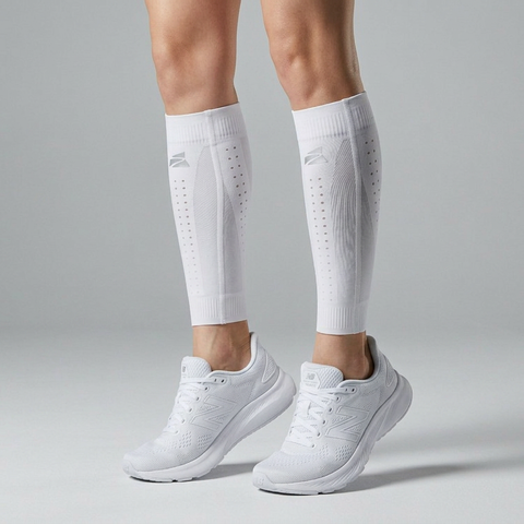 (NEW) E75 Calf Compression Sleeve - White (1 Pair / Unisex)