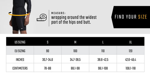 Nike compression shorts size chart Clearance