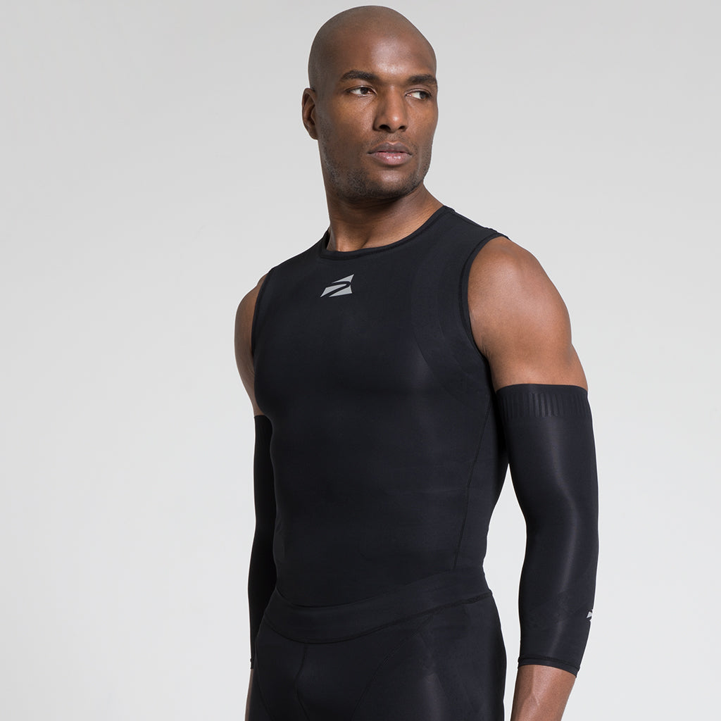 black spandex tank top